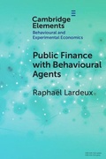 Cover: Public Finance with Behavioural Agents - Cambridge University Press