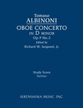 Cover: Oboe Concerto in D minor, Op.9 No.2 - Serenissima Music