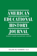 Cover: American Educational History Journal Vol 49 Issue 1 & 2 - Information Age Publishing