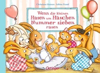 Abbildung von: Wenn die kleinen Hasen um Häschen Nummer sieben rasen - Oetinger