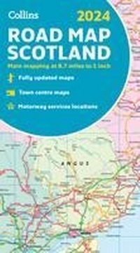 Abbildung von: 2024 Collins Road Map of Scotland - Collins