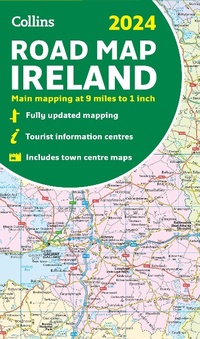 Abbildung von: 2024 Collins Road Map of Ireland - Collins