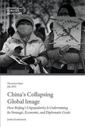 Cover: China's Collapsing Global Image - Council on Foreign Relations Press