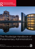 Cover: The Routledge Handbook of Parliamentary Administrations - Routledge