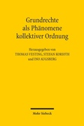 Cover: Grundrechte als Ph&auml;nomene kollektiver Ordnung - Mohr Siebeck