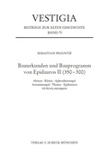 Cover: Bauurkunden und Bauprogramm von Epidauros II (350-300) - C.H.Beck Digital
