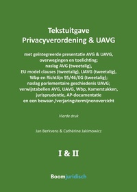 Abbildung von: Tekstuitgave Privacyverordening & UAVG - Boom juridisch