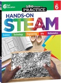 Cover: 180 Days (TM): Hands-On STEAM for Grade 6 - Shell Educational Publishing