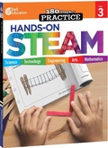 Cover: 180 Days (TM): Hands-On STEAM for Grade 3 - Shell Educational Publishing