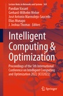 Cover: Intelligent Computing & Optimization - Springer