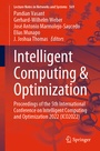 Cover: Intelligent Computing & Optimization - Springer