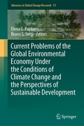 Cover: Current Problems of the Global Environmental Economy Under the Conditions of Climate Change and the Perspectives of Sustainable Development - Springer