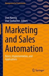 Enlarge image Cover: Marketing and Sales Automation - Springer
