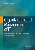 Cover: Organization and Management of IT - Springer
