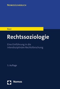 Abbildung von: Rechtssoziologie - Nomos