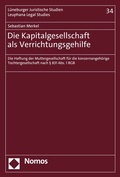 Cover: Die Kapitalgesellschaft als Verrichtungsgehilfe - Nomos