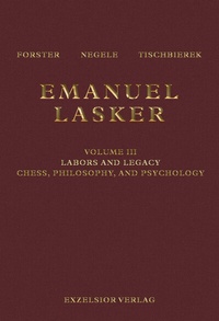 Enlarge image Cover: Emanuel Lasker - Exzelsior Verlag
