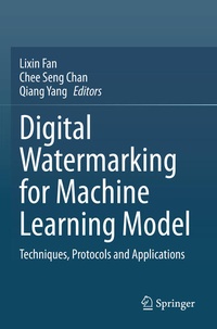 Enlarge image Cover: Digital Watermarking for Machine Learning Model - Springer