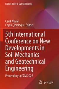 Abbildung von: 5th International Conference on New Developments in Soil Mechanics and Geotechnical Engineering - Springer