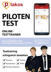 Abbildung von: Pilotentest Testtraining Buch - Plakos GmbH