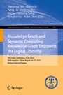 Cover: Knowledge Graph and Semantic Computing: Knowledge Graph Empowers the Digital Economy - Springer