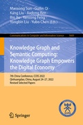 Cover: Knowledge Graph and Semantic Computing: Knowledge Graph Empowers the Digital Economy - Springer