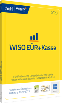 Enlarge image Cover: WISO EÜR+Kasse 2023 - BUHL-DATA-SERVICE