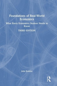 Enlarge image Cover: Foundations of Real-World Economics - Routledge
