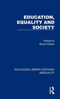 Cover: Education, Equality and Society - Routledge
