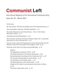 Cover: Communist Left #48 - Lulu.com
