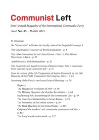Enlarge image Cover: Communist Left #48 - Lulu.com