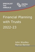 Cover: Financial Planning with Trusts - Claritax Books