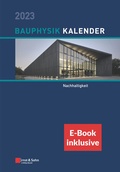 Cover: Bauphysik-Kalender 2023 - Ernst & Sohn
