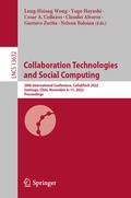 Cover: Collaboration Technologies and Social Computing - Springer