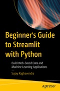 Cover: Beginner's Guide to Streamlit with Python - APress