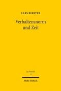 Bild: Verhaltensnorm und Zeit - Mohr Siebeck