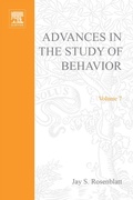 Cover: Advances in the Study of Behavior - Academic Press
