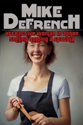 Cover: attractive woman in apron smiling holding a spatula (Short Stories, #2) - Short Stories