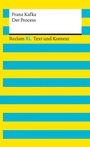 Cover: Der Process. Textausgabe mit Kommentar und Materialien - Reclam