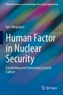 Cover: Human Factor in Nuclear Security - Springer