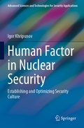 Cover: Human Factor in Nuclear Security - Springer