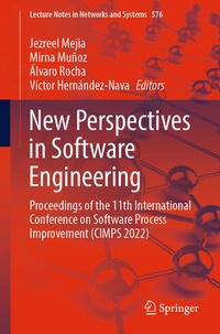 Enlarge image Cover: New Perspectives in Software Engineering - Springer