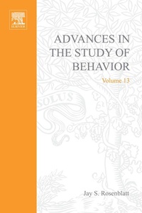 Enlarge image Cover: Advances in the Study of Behavior - Academic Press