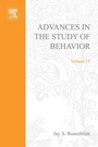 Cover: Advances in the Study of Behavior - Academic Press
