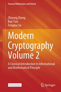 Enlarge image Cover: Modern Cryptography Volume 2 - Springer
