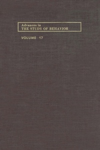 Enlarge image Cover: Advances in the Study of Behavior - Academic Press