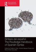 Cover: Sintaxis del espanol / The Routledge Handbook of Spanish Syntax - Routledge