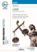 Cover: My Revision Notes: AQA A Level Law Second Edition - Hodder Education