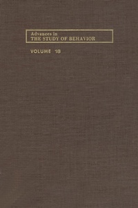 Enlarge image Cover: Advances in the Study of Behavior - Academic Press