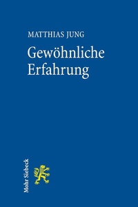 Abbildung von: Gewöhnliche Erfahrung - Mohr Siebeck